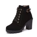 A-Linna Ladies korean Fashion Boots #888 High heel (ADD 1 SIZE BIGGER)#888. 