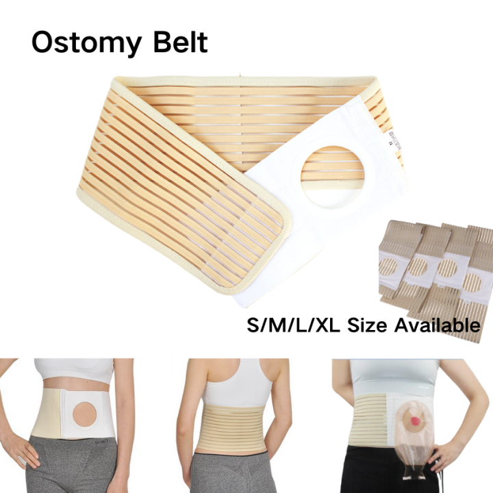 Ostomy Belt Breathable Abdominal Belt Brace Waist Support Abdominal ...