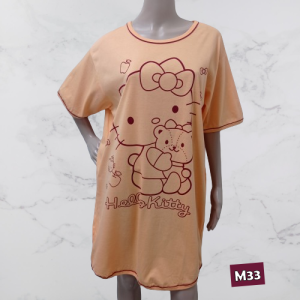 MBS Plus Size L & XL Women Sleepwear Minnie Mouse Cotton Color Nightdress