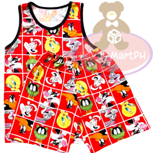 KIDDIEMART Baby Sando and Kids Shorts for Boys Terno Fits to 1-8 Years Old Made from High Quality Breathble Material on Sale Suitable for Children Summerwear and Sleepwear