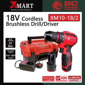 XMART XM10-18/2 18V Cordless Brushless Drill/Driver