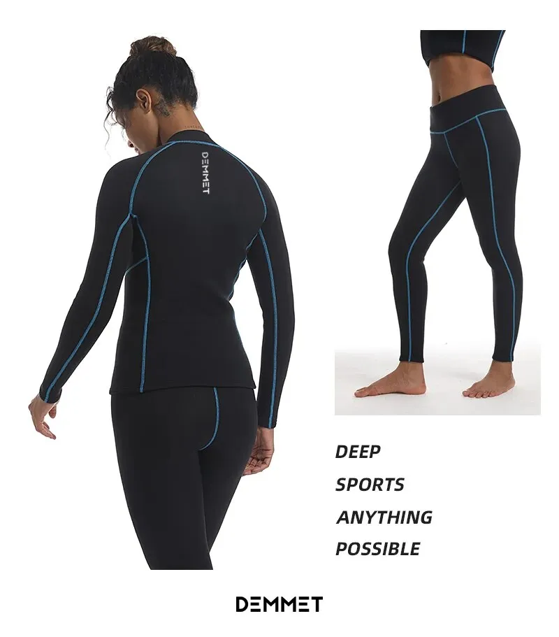 Wetsuit Pants Women/Men, 3mm Neoprene Leggings Keep Warm for Water Aerobics  Diving Surfing Swimming Snorkeling Scuba Kayaking