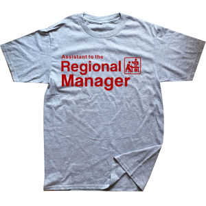 Assistant To The Regional Manager Office Men T Shirts Graphic Streetwear Short Sleeve O-Neck Harajuku Tshirt Women Humor Clothes