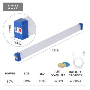LED Emergency Light Rechargeable Energy Saving Lamp USB Charging Portable Camping Light Outdoor Waterproof Light Tube