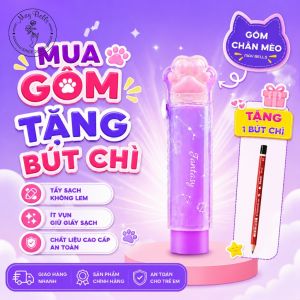 [TẶNG BÚT CHÌ] Gôm Tẩy Chân Mèo Twingo Dễ Thương Tẩy Bút Chì Sạch Ít Vụn Không Lem Cho Học Sinh