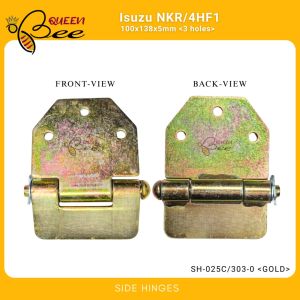 QUEENBEE 1PIECE 3 HOLES UNIVERSAL DOOR SIDE HINGE FOR Isuzu TRUCK NKR 4HF1 100x138x5mm SH-025C/303-0 SH-025G