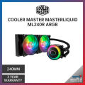 COOLER MASTER MasterLiquid ML240R RGB Liquid Cooler - Black - MLX-D24M-A20PC-R1. 