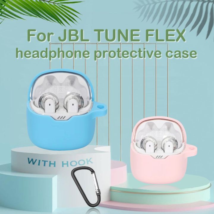 For JBL TUNE FLEX Soft Silicone Cover Wireless Bluetooth Earphone
