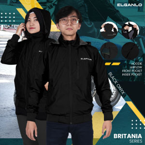 ELGANLO - Jaket Hiking Waterproof Madagaskar Fashion Riding Murah Kualitas Premium Jeket Hoodie Parasut Musim Dingin Kekinian Jacket Zipper Cowok Trendy Korean Style Outwear Motor Harian Gunung Outdoor Multifungsi Size Jumbo Terbaru Terbaik dan Terpercaya