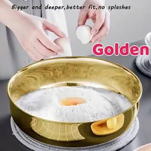 Stainless Steel Mixing Bowl With Lid Heavy Duty Rustproof For Baking Pasta & Salad Commercial Dishwasher Safe Kitchen Tool2026