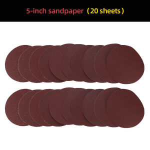 HIFESON round sandpaper Paste sandpaper sandpaper round sandpaper with felt back 5 inches20pcs/50pcs/100pcs
