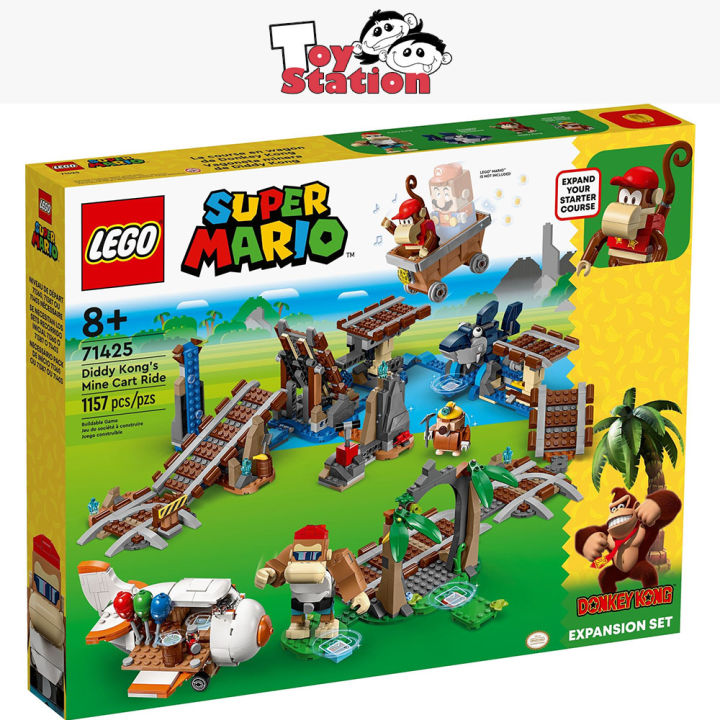 LEGO Super Mario 71425 Diddy Kong's Mine Cart Ride Expansion Set ...