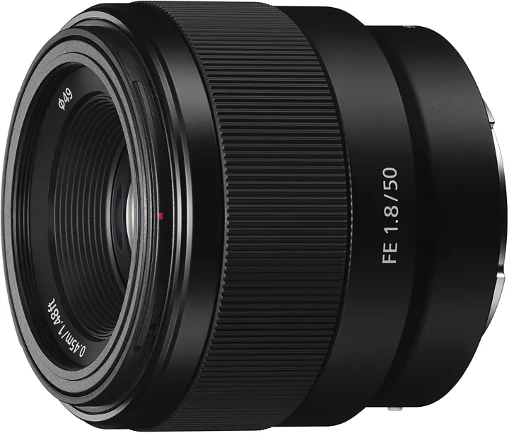 Sony FE 50mm Standard LENSES SEL50F18F Full-frame E-mount Fast Prime  Lens Lazada PH