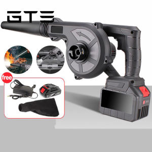 GTE Cordless Blower & Vacuum 2 in 1 Rechargeable Electric Vacuum Cleaner Blower Leaf Wind Dust Removal Blower Sapu Daun - Fulfilled by GTE SHOP