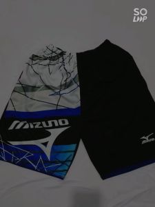 celana pendek olahraga volly printing mizuno