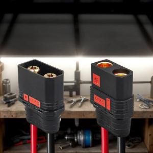 godessing Male To 4mm Bullet Banana Plug Charger Cable With 10AWG 30cm QS8 Heavy Duty Charge Cable Lead