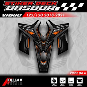 (COD) Striping Vario 125/150 Pelindung Dashboard Vario 125/150 Deckpad Vario 125/150 2018 - 2021 Kode 04