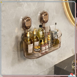 ชั้นใส่ของแบบถ้วยดูด ผนังห้องน้ำติดผนังชั้นวาง ที่วางของในห้องน้ำ การออกแบบถ้วยดูด ชั้นวางของในห้องน้ำ ชั้นวางของ