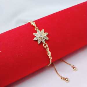 Gelang Serut Wanita Aksesoris Fashion Awet Tahan Lama Anti Karat Cocok Untuk Harian G2-4F