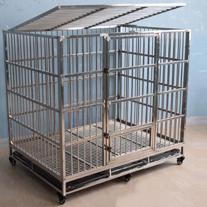 Stainless steel outlet cat cage