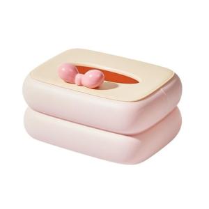 เครื่องจ่ายทิชชู่พลาสติกที่มีสไตล์สำหรับตกแต่งธีมโดปามีนกล่องเก็บของที่จัดระเบียบในครัวเรือนสำหรับบ้านและพื้นที่ทำงาน