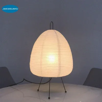 【fdhjtyhtjj】Japanese Rice Paper Lantern LED Table Lamp Living Room Bedroom Bedside Study Hotel Homestay Tripod Floor Lamp