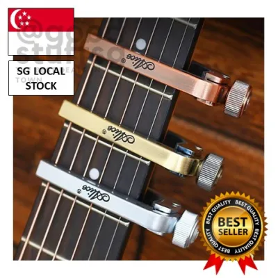 [SG FREE ] Guitar Capo Tune Clamp Violin Ukulele Single-handed Acoustic
