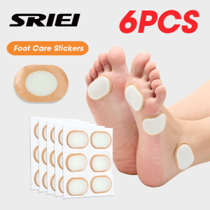 SRIEI 6PCS Foot Care Stickers Corn Removal Pads Curative Callus Removal Detox Summer Foot Care Tools for Callosity Relief