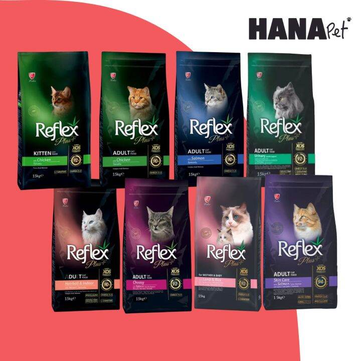 Reflex Plus Kitten / Adult (Cat Dry Food) -Reflex Plus 15kg | Lazada