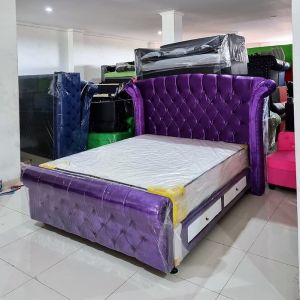 KUALITAS TOP!!! Divan Kain Velvet / Tempat tidur / Kasur / Springbed
