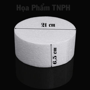 Xốp Hình Tròn Mịn Cứng Dùng Làm Tháp Tài Lộc Cao 6.5cm Màu Trắng 7 Tầng Nhiều Size Thích Hợp Làm Đồ Thủ Công DIY Trang Trí Tráp Ăn Hỏi Phòng Tiệc Cắm Hoa Làm Bánh Kem Đa Dạng Mẫu Mã  Kê Giỏ Quà Chụp Hình