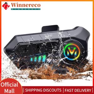 Y10-2X Open-Ear Headset Bluetooth Wireless for Helmets with Clear Sound and Comfortable Fit in Black