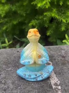 รูปปั้นเต่า รูปปั้นทำสมาธิ เหมาะสำหรับการสร้างความสงบ รูปปั้นโยคะ ตกแต่งบ้าน