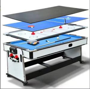 American Pool Table 7ft Billiard Table 4Combined1 Multifunctional Table Flip Ball Table Pool TableAirball Pool Table 4in1