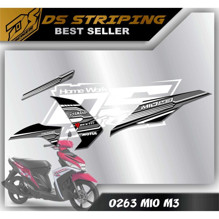 Os Stiker Stiker Stripping Lis Variasi Yamaha Mio M Grafis Garis Lazada Indonesia