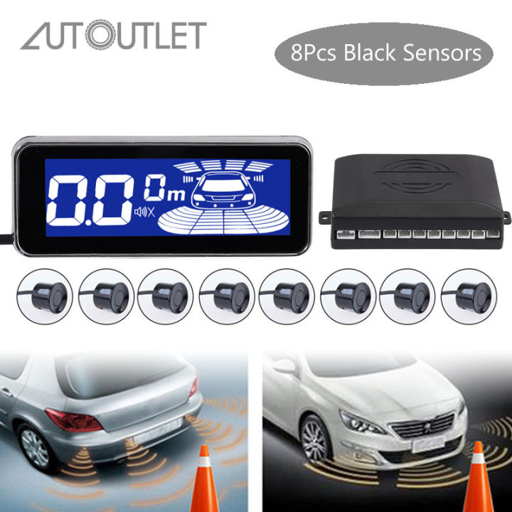 AUTOUTLET Car Parking Sensors for Radar System Sensor LCD Reverse ...