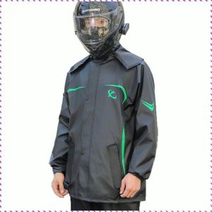 Waterproof Raincoat Shade Raincoat Pants Fit Lightweight and Breathable Material High Neckline