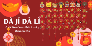SG Seller CNY New Year Felt Lucky Ornaments