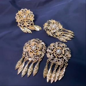 Bros Brooch Dada Peniti Model Etnik Kutu Baru Susun Jurai Kebaya Adat Pengantin Jilbab Hijab Kebaya