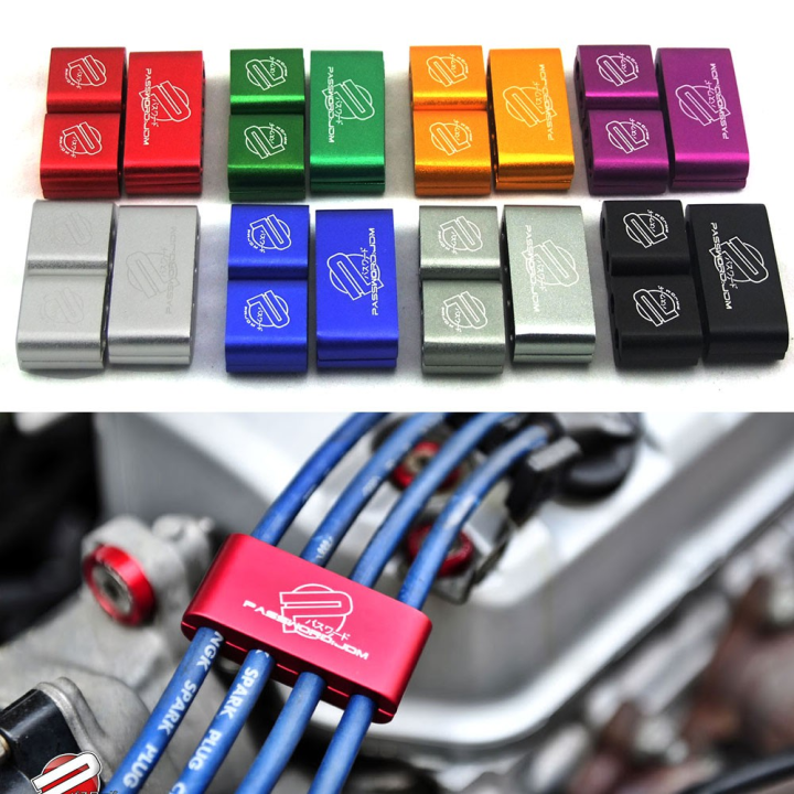 Password JDM Spark Plug Cable Holder Aluminium 67MM PSW Separator Line