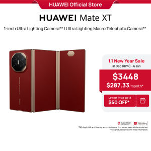 HUAWEI Mate XT | Ultimate Design | Foldable Smartphone | 16GB+1TB | Super Slim Tri-Fold Design Distinctive Eonic Curves