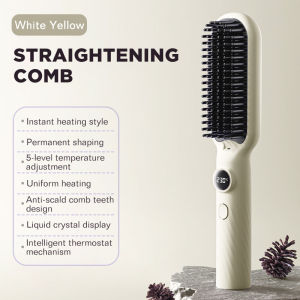 Dreepor Straightening Comb Multifunctional Hair Straightener Portable Hair Straightener