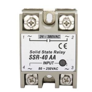 Rơ le bán dẫn SSR-40AA SSR-75AA SSR-100AA Solid state relay SSR điện áp vào 80-250VAC điện áp ra 24-380VAC