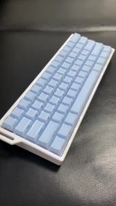 XVX Jelly Crystal Keycaps with pink/blue side printing 113 keys double-shot DIY keyboard OEM profile translucent keycaps.