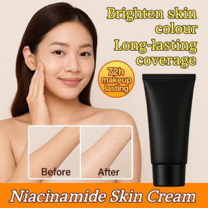💖Niacinamide Bare Face Cream Lasting and Fit All over Body Cold White Skin Bare Makeup Lazy Bb Cream for Students Moisturizing Refreshing Moisturizing Waterproof and Sweat-Proof