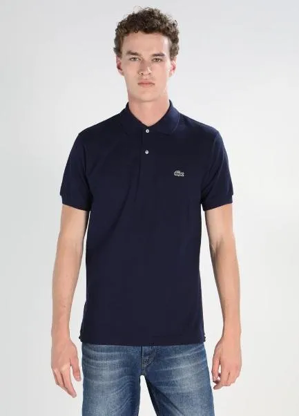 lacoste navy blue polo shirt