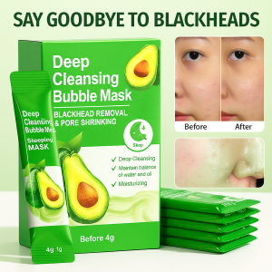 Avocado Complex Acid Bubble Mask Gentle Exfoliation Improves Closed Comedones And Blackheads Moisturizes Without Irritation And Is Suitable For All Skin Types
