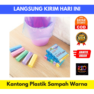 Kantong Plastik Sampah Warna warni