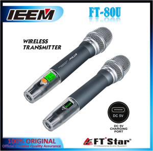 FT-80U FT STAR charging function wireless microphone led ambient light