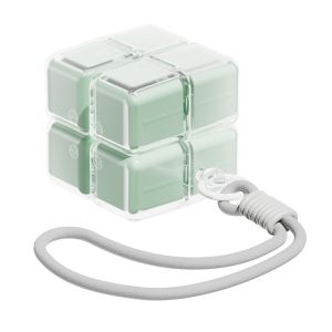 XIAHU ic Magic Cube  Box Moisture-Proof 8 Grids Seven Days Pill Case Portable with Lanyard Tablet Container for HomeTravel